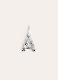 Letter Organic Silver Charm