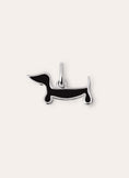 Teckel Dog Enamel Black Charm