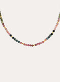 Altea Dots Tourmaline Syra Stainless Steel Gold Necklace