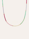 Collar Dye Dots Pastel Acero Baño Oro