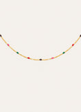 Fine Enamel Honey Gold Necklace