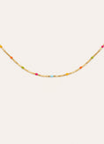 Fine Enamel Colors Gold Necklace