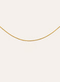 Fine Tinsel Stainless Steel Gold Necklace