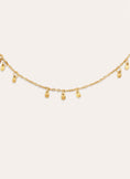 Mini Drop Stainless Steel Gold Necklace