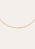 Mini Twist Stainless Steel Gold Necklace