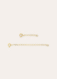Gold-Plated Stainless Steel Extenders