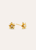 Gardenia Gold Earrings