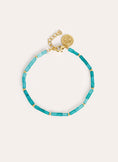 Pulsera Cala Dots Turquoise Baño Oro