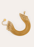 Cleopatra Stainless Steel Gold Bracelet