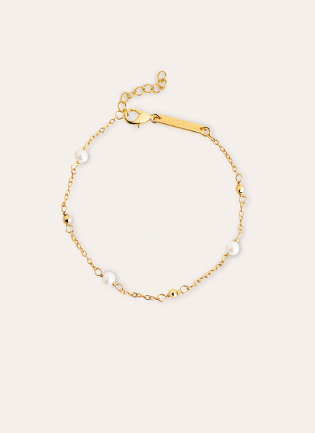 Bahia Pearls Gold Bracelet