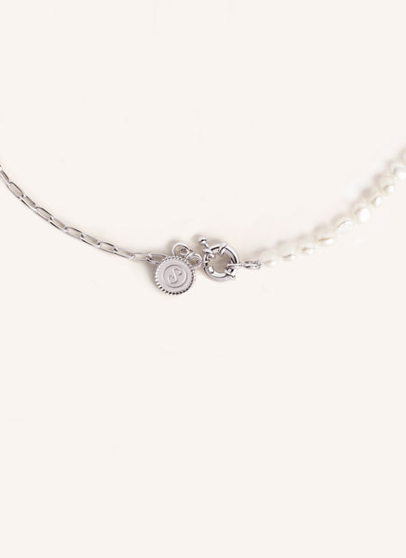 Chic Pearl Stainless Steel Necklace