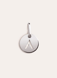 Mini Medallion Silver Letter