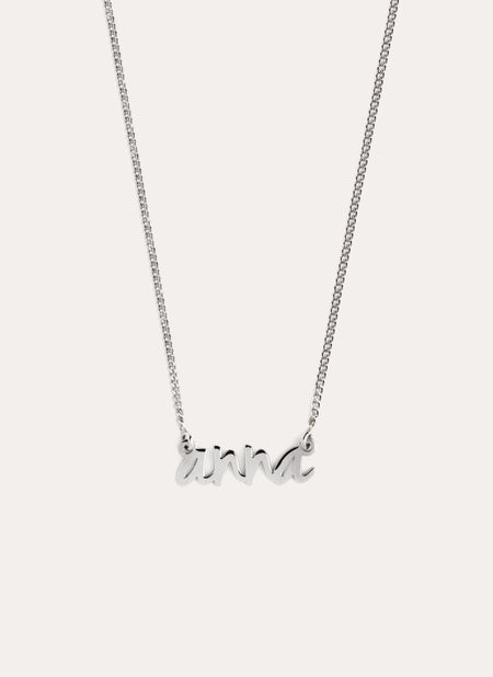 Sue Personalized Silver Necklace
