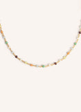 Crystals Colors Gold Necklace