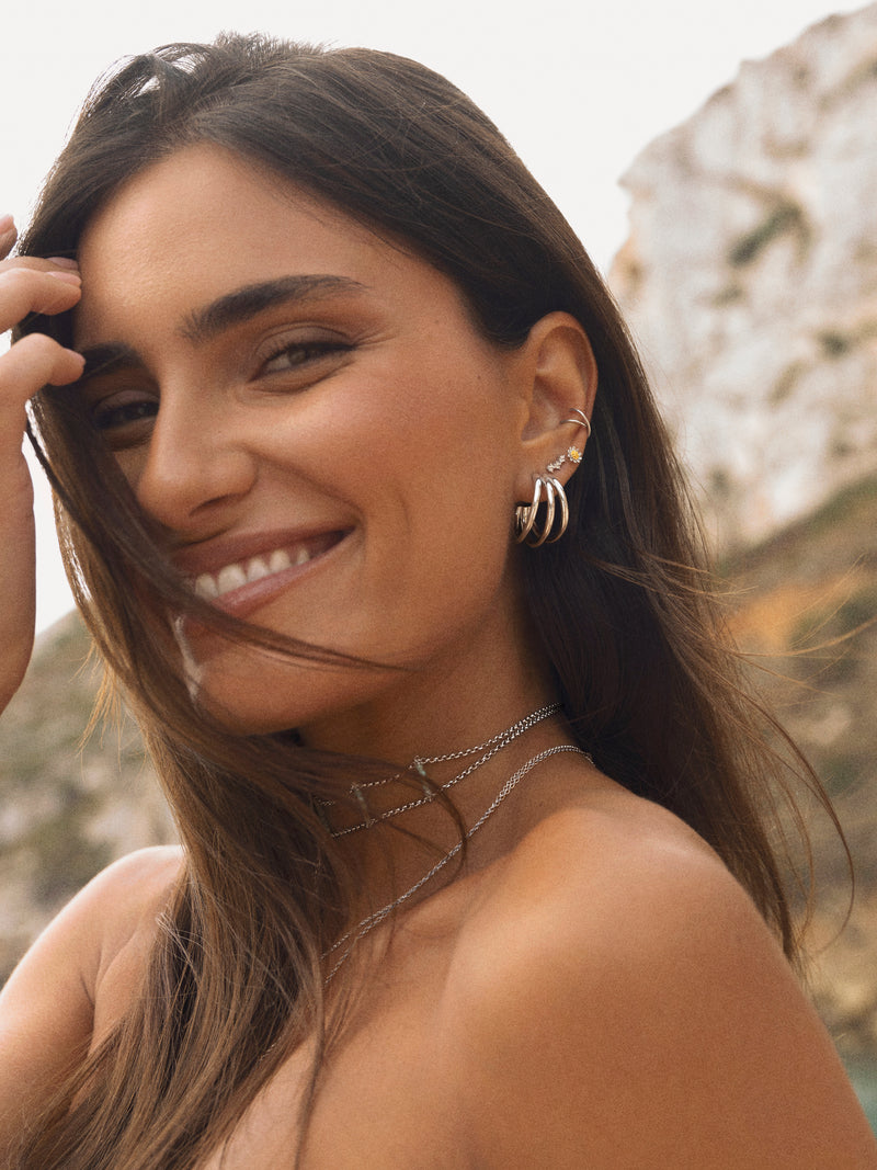 Triple Hoop Earrings