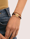 Birthstone-armband met vergulding in 18-karaats goud
