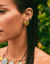 Pendientes Sunna Acero Baño Oro