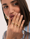 Rainbow Bubbles Gold Ring