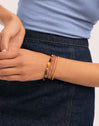 Cleopatra Rose Armband, Edelstahl vergoldet