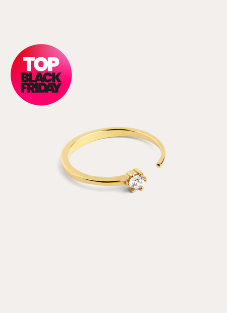 Anillo Sophie Plata Baño Oro