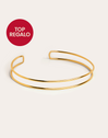 Choker Double Ring Baño Oro