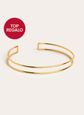 Double Ring Gold Choker 