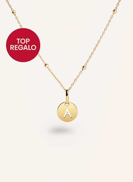 Mini Medallion Gold Necklace