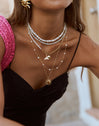 Collar Sun Light Acero Baño Oro