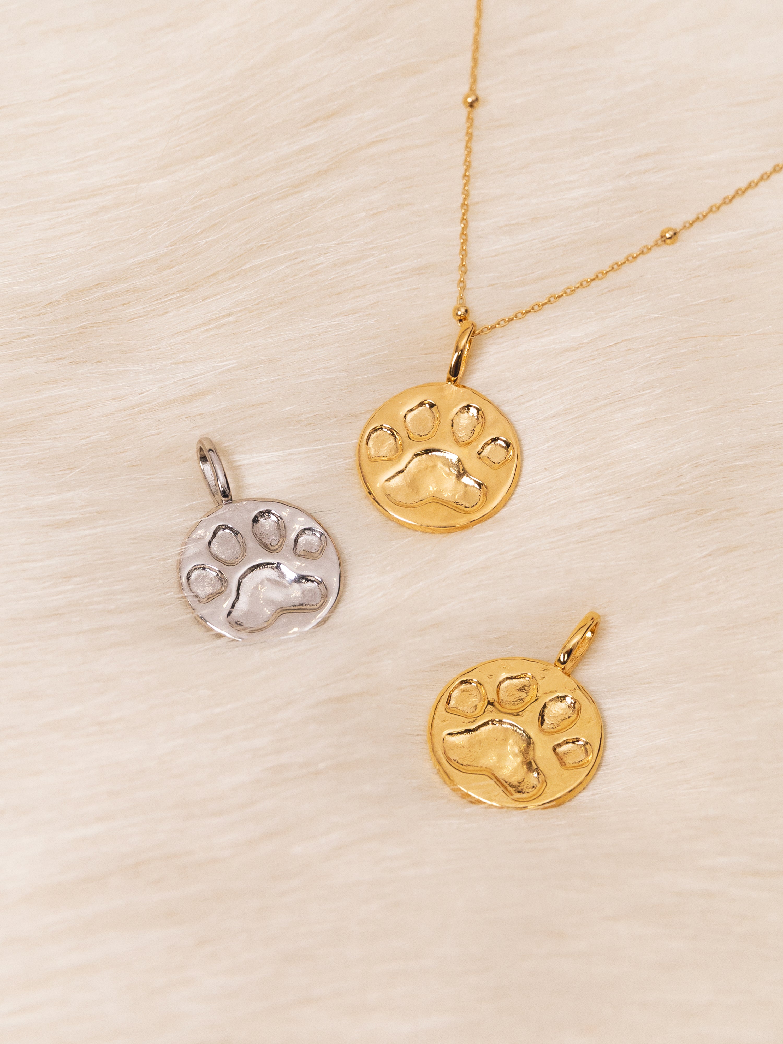 Paw Gold Charm