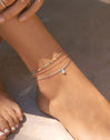 Freedom Silver Anklet