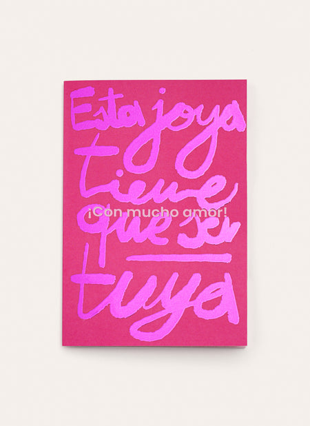 Tarjeta Esta Joya Tiene Que Ser Tuya