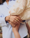 Sugarcane Stainless Steel Gold Bracelet 