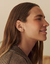 Pearl & Spark Gold Single Earring