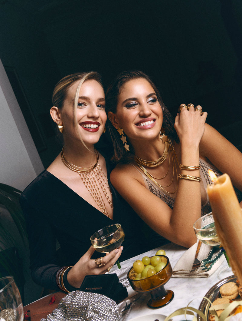 Line Zahara Choker  Edelstahl, vergoldet