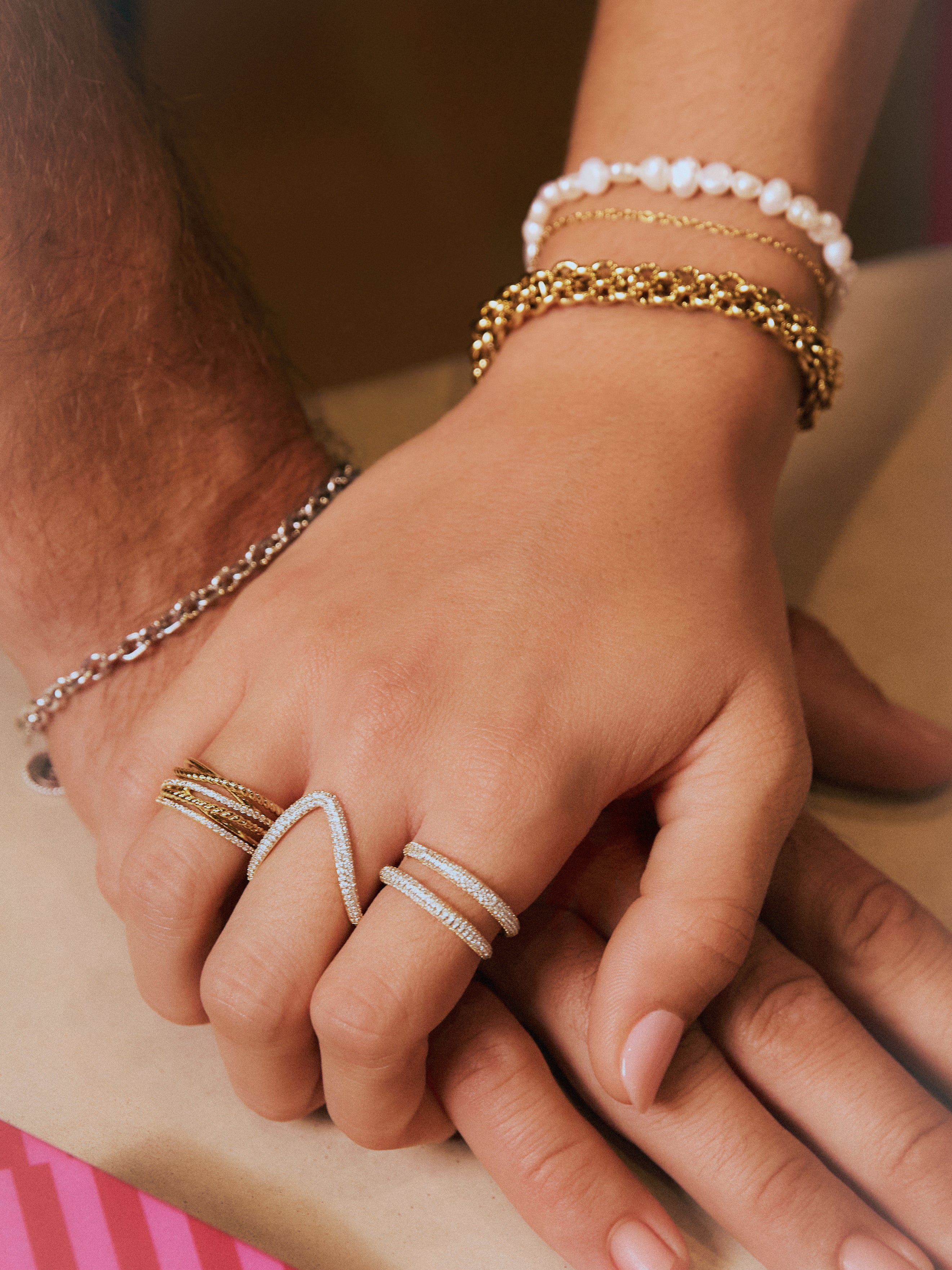 Scarlett V Gold Ring