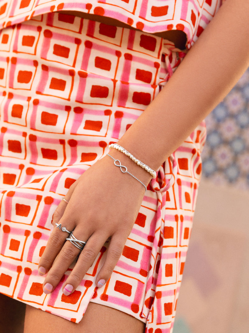 Pulseira Infinito Prata