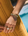 Pulsera Summer Colors Acero Baño Oro