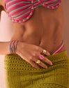 Pack 3 Pulseras Neon Rainbow Fruits Acero