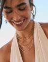 Collar Glam Acero Baño Oro