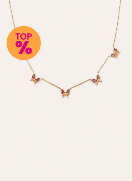 Collana Butterfly Placcato Oro