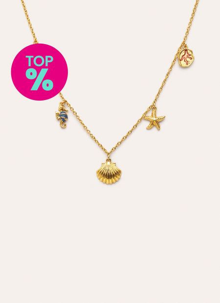 Collier Marítima Plaqué Or