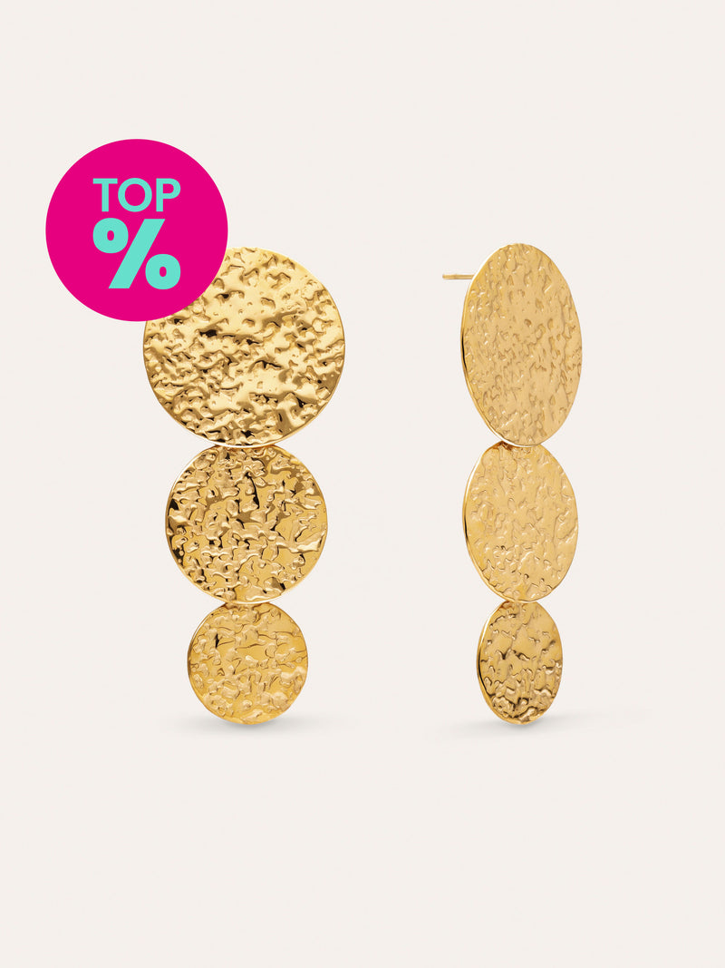 Soluna Earrings Steel Gold Plated