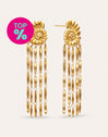 Boucles D'oreilles Zafira Shells Acier Plaqué Or