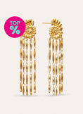 Boucles D'oreilles Zafira Shells Acier Plaqué Or