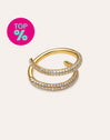 Doble Scarlett Gold Ring