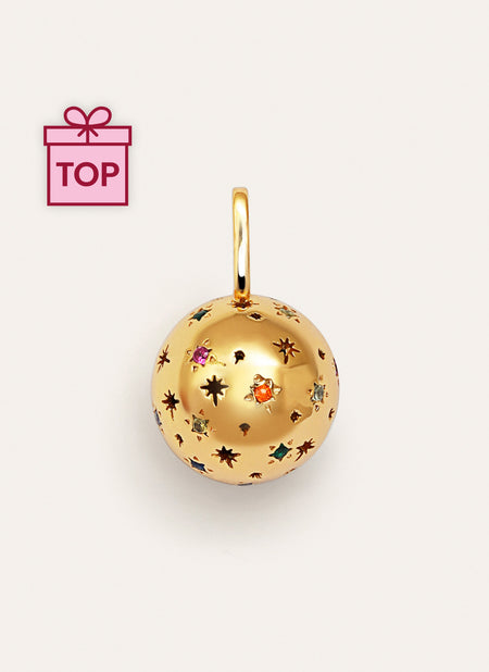 Charm Llamador de Ángeles Baño Oro