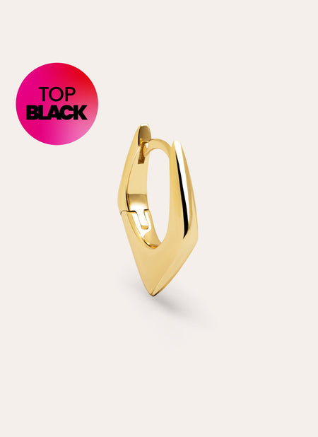 Point Gold Single Earring