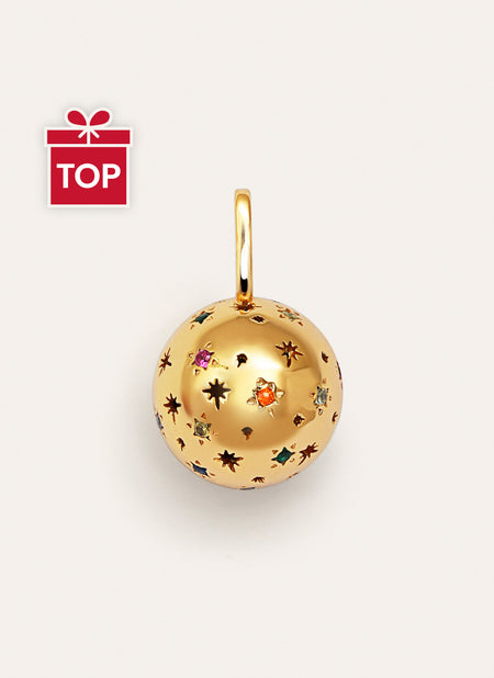 Charm Llamador de Ángeles Baño Oro