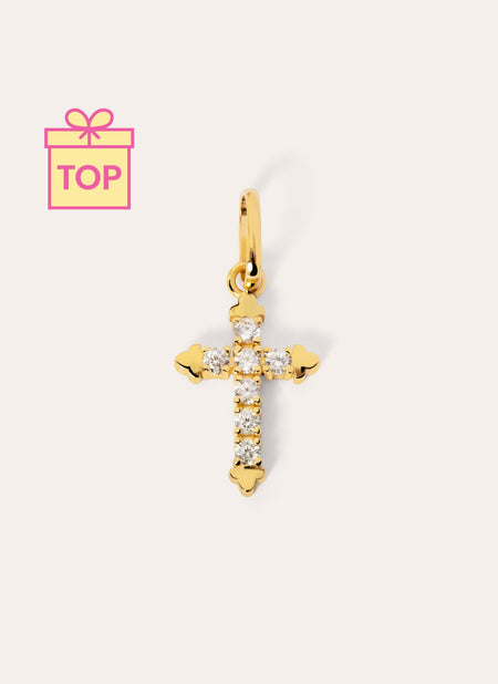 Penelope Charm Silber, vergoldet