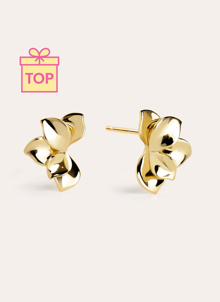 Zinnia Gold Earrings